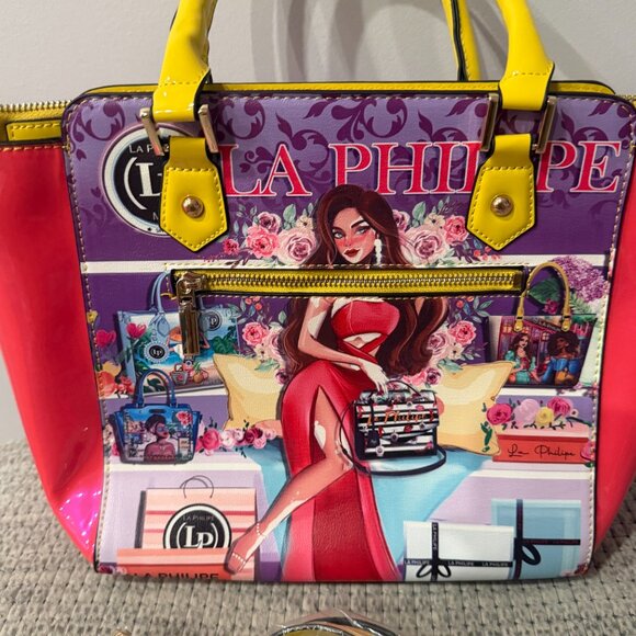 LA Philipe Satchel Vitiligo Beauty - Picture 3 of 4